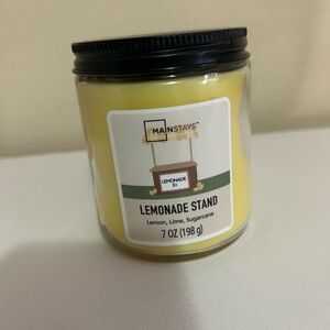 Mainstays Lemonade Stand Scented Jar Candle - Yellow